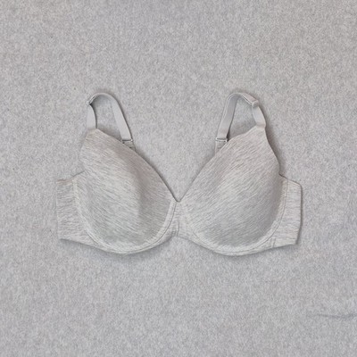 Bali Women Bra 40D Gray Heather Lightly Lined T Shirt Wireless Strap