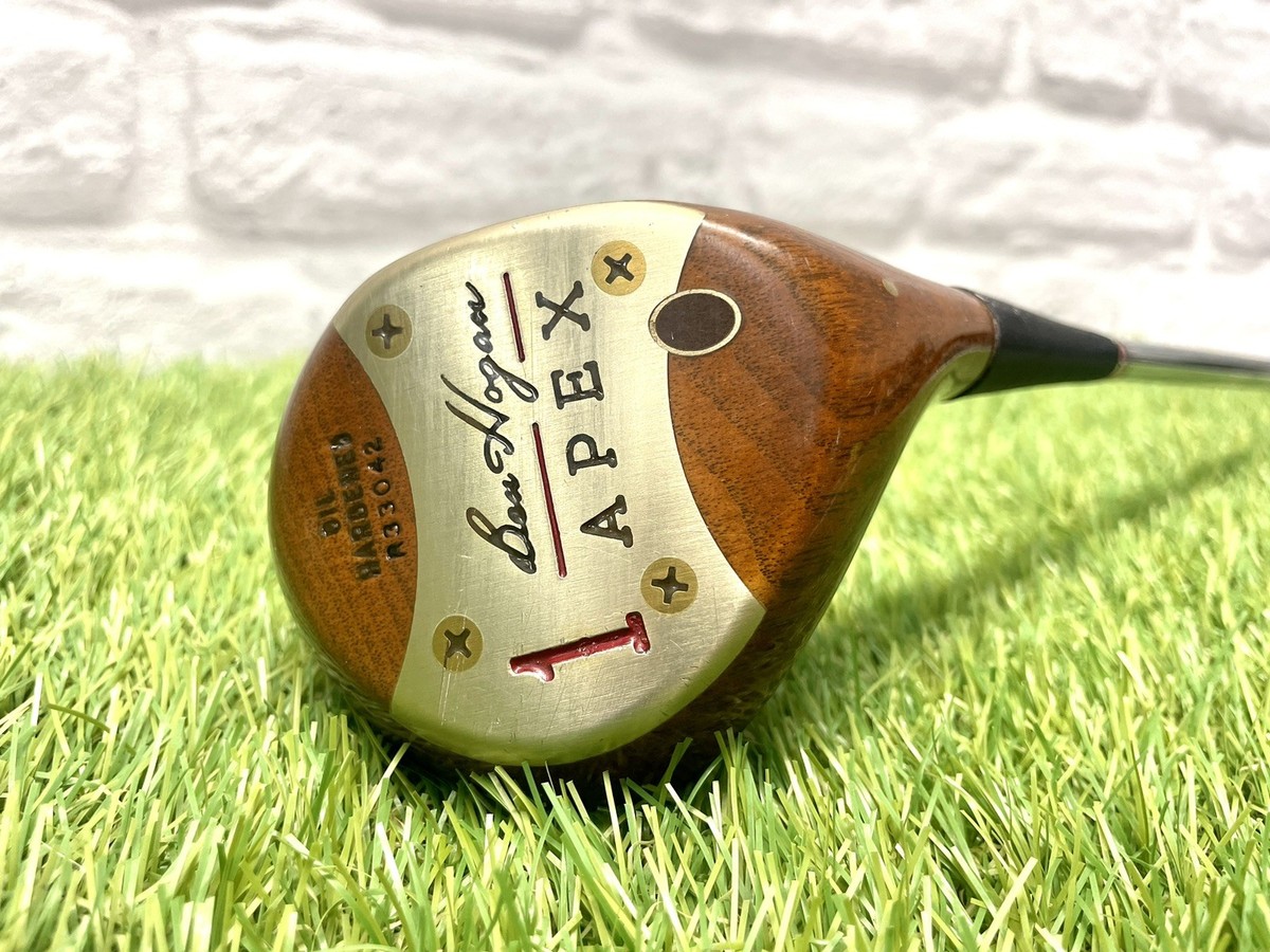 RARE* Vintage Ben Hogan APEX Persimmon Oil Hardened 1 Wood Driver