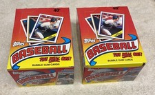 1988 Topps Baseball Wax Boxes (2) 72 Sealed Packs