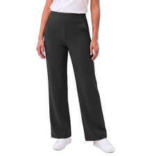 NWT Member's Mark Women's Travel Wide Leg Pant Size XXL Black