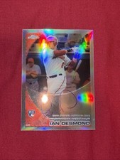 2010 Topps Chrome Ian Desmond #205 Rookie Autographs Refractor /499 (AU, RC)