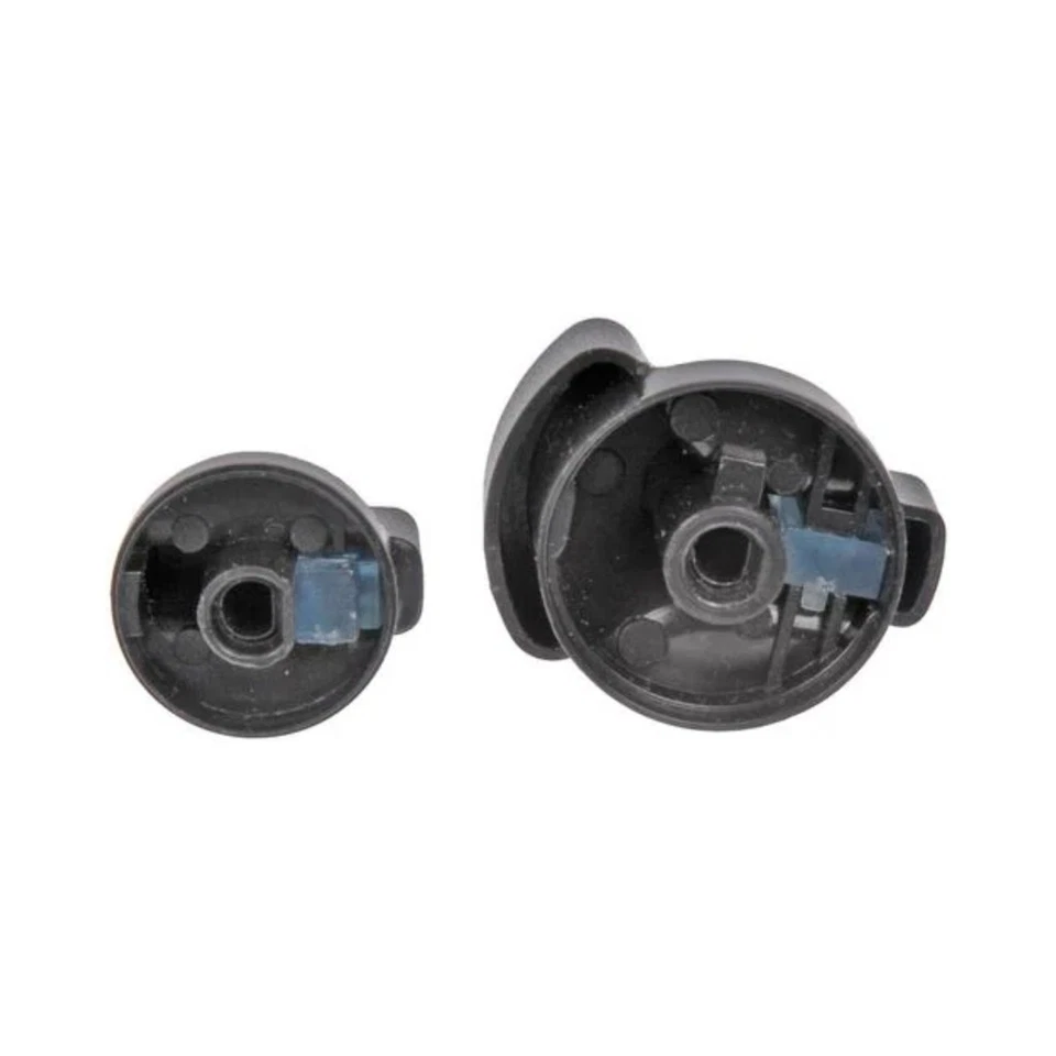 For Ford E-350 Super Duty 2004-2018 Heater A/C Knob 2 Pieces Plastic Matte Black - Image 2 of 4