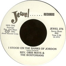 Rev. Oris Mays - I Stood On The Banks Of Jordan / Robed In White Velv - G8100z