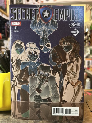 #ad Secret Empire #1 2017 J. Scott Campbell Stan Lee Negative Conque Variant NM $19.99