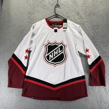 Adidas NHL All Star Game Jersey Mens Size 52 White Red Hockey Sport NWT