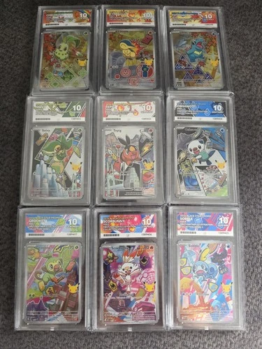 Pokèmon Tcg First Lartner Illustration Series 2 Sequential Ace 10 Gem Mint Set