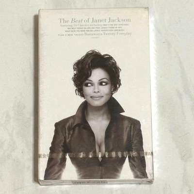 Janet Jackson 1995 Design Of A Decade Taiwan Box Cassette Tape w