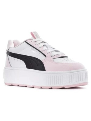 PUMA KARMEN REBELLE  PLATFORM  IT GIRL STREETWEAR SNEAKERS WHITE BLK PINK Sz10 ￼