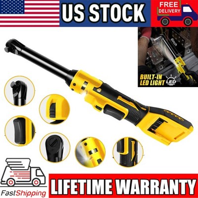 Extended Electric Cordless Ratchet Wrench 3/8'' 65 ft-lbs (88 Nm) for Dewalt