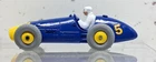 Dinky23H Ferrari Racing Car Stripped Sprayed Blue/Yellow + Hubs New Tyres