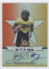 2013 Leaf Valiant Stars Orange 42/25 Kenjon Barner #S-KB1 Auto pn1