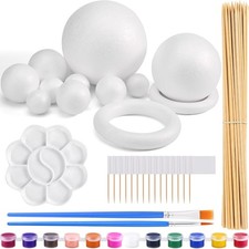 48PCS Solar System Model Foam Ball Kit Includes 10 48 pieces, Style 1 Color