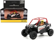 Can Am Maverick Sport XRC 1000R Red Gray with Driver Figure 1/32 by BRP Models