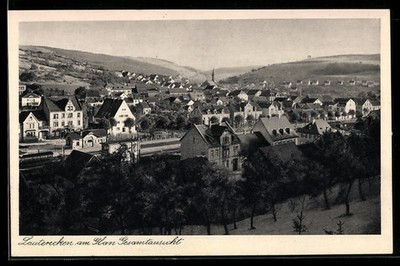 Lauterecken am Glan, general view, postcard 