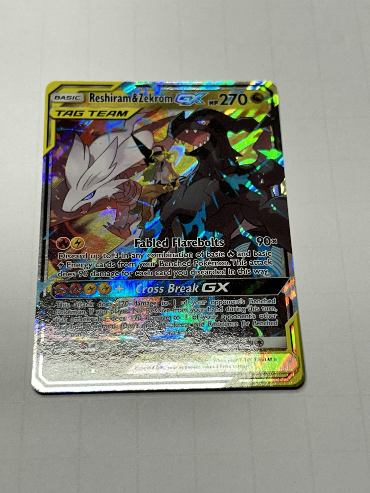 Pokémon TCG Reshiram & Zekrom Tag Team GX Cosmic Eclipse 157/236 Holo Ultra Rare