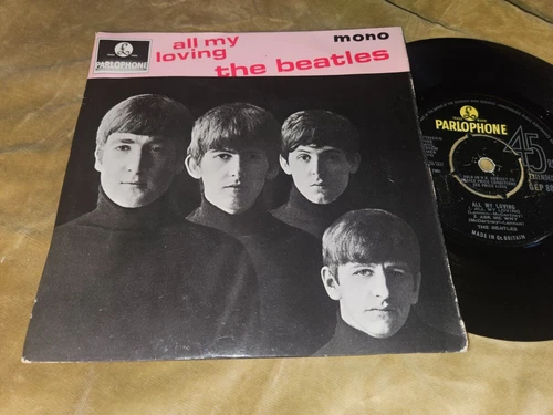 THE BEATLES - ALL MY LOVING -ORIGINAL 1N/1N 1963 PARLOPHONE GEP 8891 7" EP-Ex/Ex