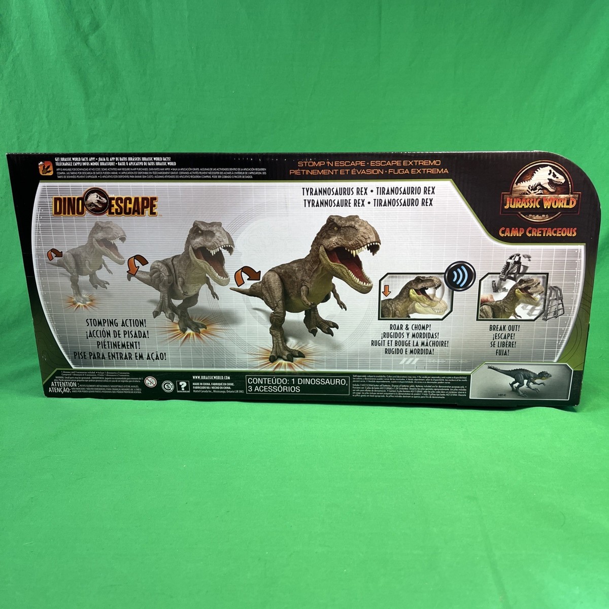 Mattel Jurassic World Mega Attack T-Rex 10 in Action Figure