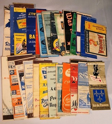 Vintage Matchbook Covers Lot Of 26