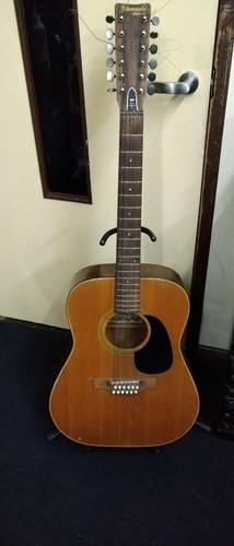 MIJ Vintage Yamaki 12 string guitar yamaki deluxe FOLK Acoustic Guitar - Picture 1 of 10