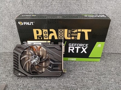 Palit GeForce RTX 2060 6GB GDDR6 Graphics Card DVI HDMI DisplayPort Used