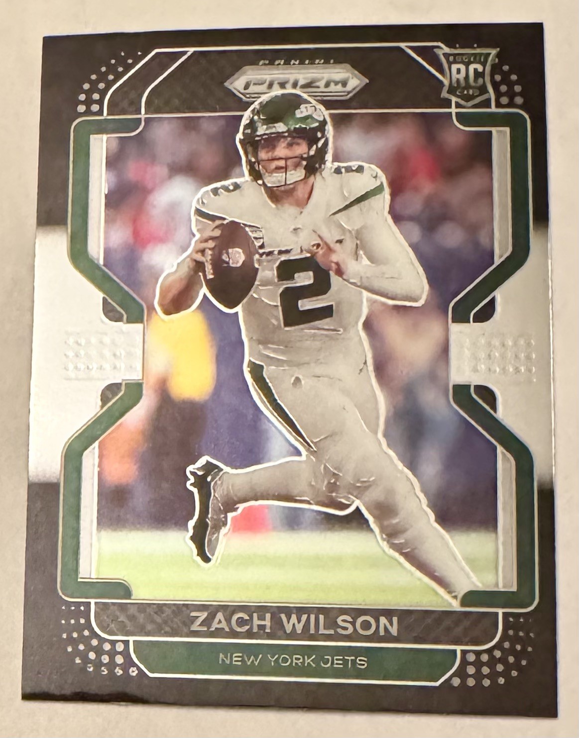 2021 Panini Donruss Optic Zach Wilson Rated Rookie Base New York Jets #202 RC
