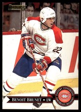 Benoit Brunet 1995-96 Donruss #367 Canadiens NHL READ FREE SHIPPING AutographDen