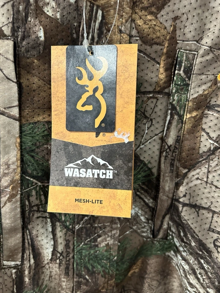 Browning Mesh Lite Mossy Oak Camo Shirt Large - Image 2 of 4