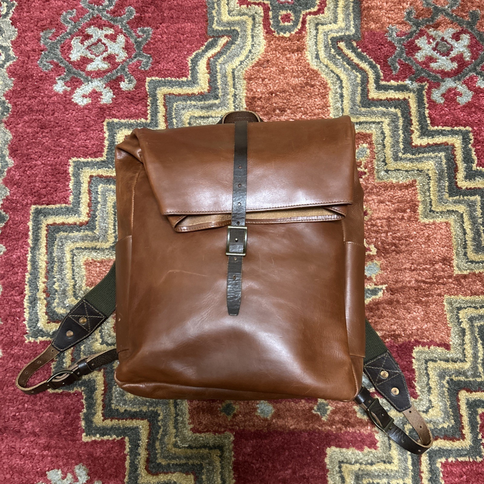 Whipping Post WP Brown Leather Backpack - image 8