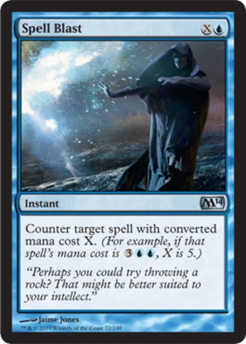 Spell Blast Magic 2014 (M14) Lightly Played, English