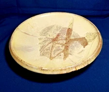 Clayton Thiel Signed Pottery Charger • Large Studio Bowl • California Artist