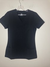 Scrub Shirt Black XS Women  s Top New