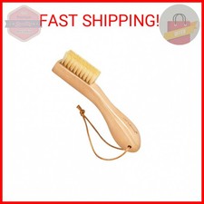 Laundry Stain Brush, Natural Soft Boar Bristles, Removes Tough Stains from Delic