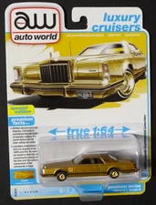 AUTO WORLD PREMIUM - LUXURY CRUISERS - GOLD - 1979 LINCOLN CONTINENTAL