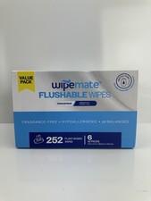 6 PACK, 360 ULTRA Flushable Butt Wipes, Soothing Vitamin E  Aloe, Minty Fesh