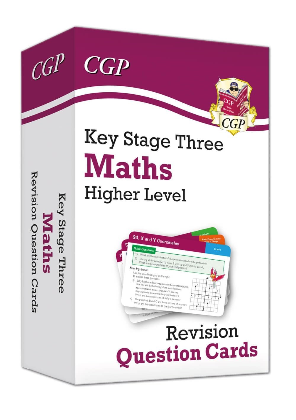 New KS3 Maths Revision Question Cards - Higher (CGP KS3 by CGP Books (PB 2019) - Image 2