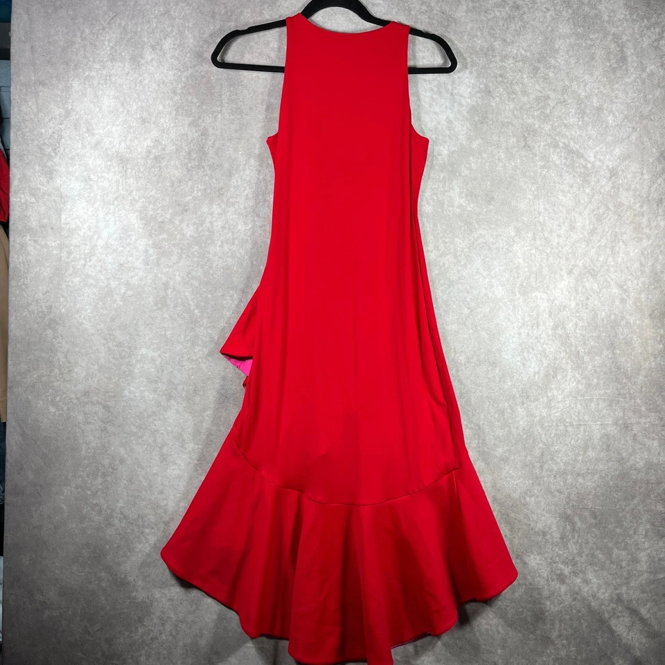 Vestido Susana Monaco Mujer Talla XS Rojo Rosa Sin Mangas Cóctel Fiesta Fecha Noche Foto 4 de 4