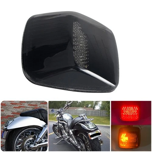 Smoke LED Brake Tail Light Turn Signals Indicator For Harley Deuce/V-ROD 2002-11