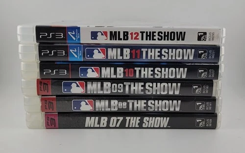 Playstation 3 Games Lot - MLB The Show 07-12 - PS3 Games