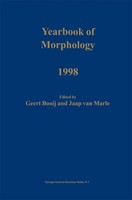 G. E. Booij (U. A.) | Yearbook of Morphology 1998 | Taschenbuch | Englisch | V