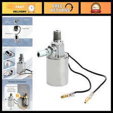 12v24v Air Horn Solenoid Valve - Chrome Plated Metal 14 Npt For Trucks Tra