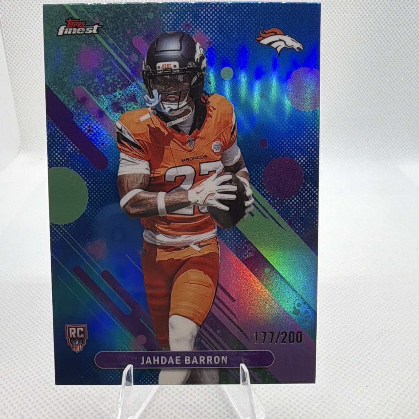 Jahdae Barron Topps Chrome #359 Base