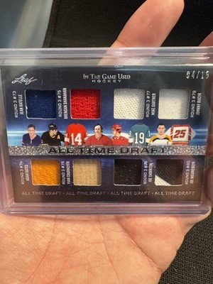 2023-24 In The Game Used Leaf All Time Draft Sparkle NHL 04/15