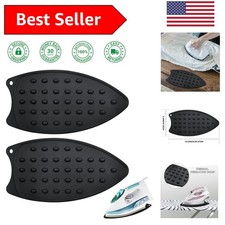 2-Pack Silicone Iron Rest Mats - Essential Heat-Resistant Protectors for Ironing
