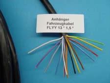 PKW Anh&auml;nger Trailer Kabel nach DIN 13 x 1,5&sup2;mm L1315