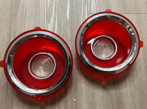 1970-1973 Chevrolet Camaro Tail Lamp& Back up Lens Pair RS Models - Picture 3 of 3
