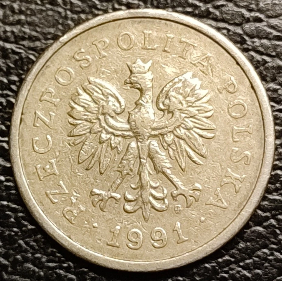Moneda Polonia 1 Zloty 1991 Foto 2 de 4