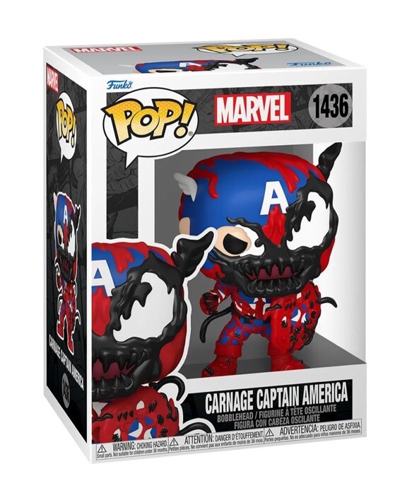 Marvel Carnage Captain America Funko Pop! Vinyl Figure #1436
