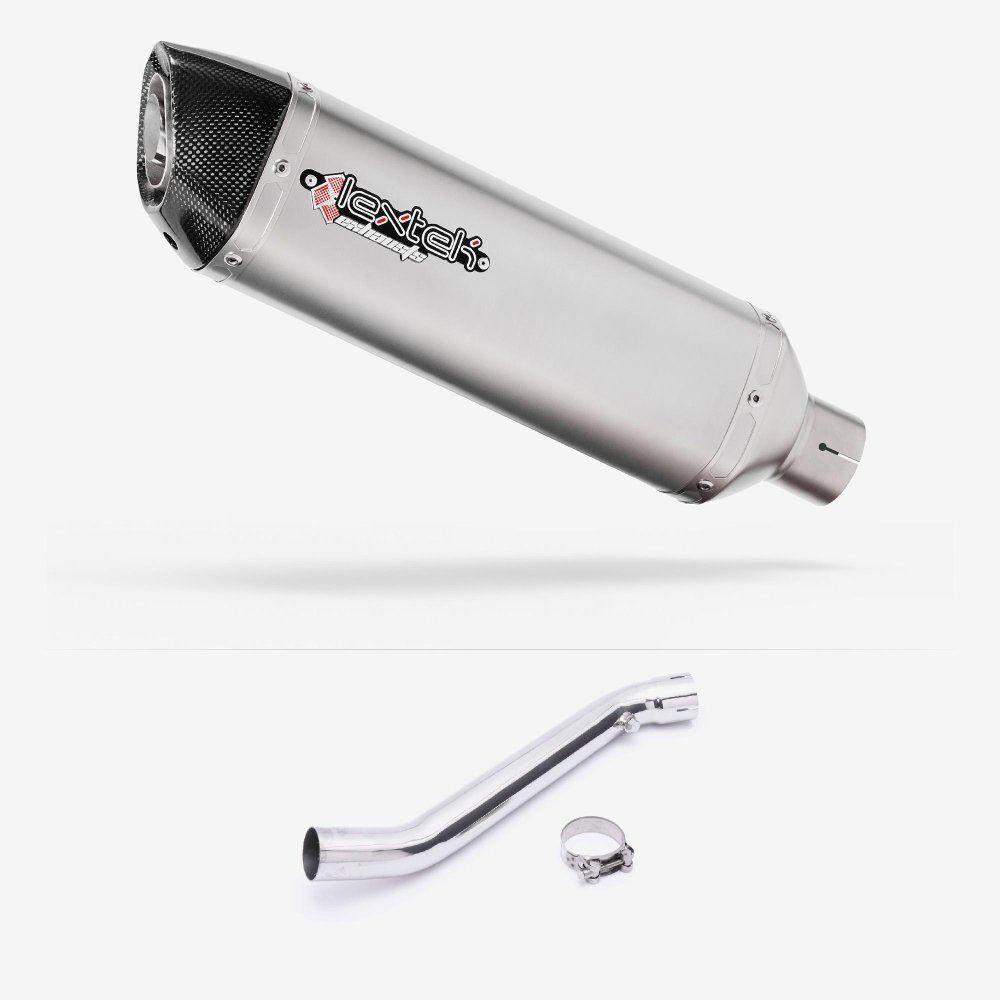 Lextek VP1 Matt Exhaust 300mm with Link Pipe for Kawasaki ZX-10R Ninja (17- )