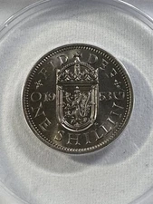 1953 Great Britain Shilling Scottish Shield Graded MS 64 by ANACS