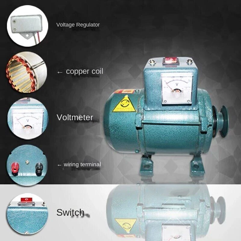 Generator 3500/5000/7000W 220V High Power Permanent Magnet Lighting Generator - Image 3 of 4